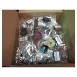 BOX OF PAPARAZZI COSTUME JEWELRY