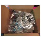 BOX OF PAPARAZZI COSTUME JEWELRY