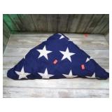 EMBROIDERED COTTON U.S. FLAG