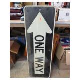 36" X 12" ONE WAY ROAD SIGN