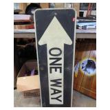 36"X 12" ONE WAYSTREET SIGN