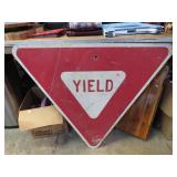 34" YIELD ROAD SIGN