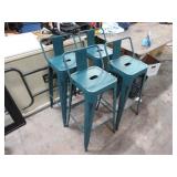 4-- BAR HEIGHT STOOLS