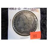1883-O MORGAN SILVER DOLLAR COIN
