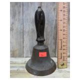 OLD BRASS SCHOOL BELL