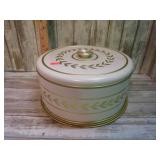 VINTAGE METAL CAKE TRAY W/ COVER