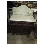 ANTIQUE MARBLETOP WASH STAND