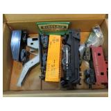 VINTAGE MARX MODEL TRAIN ENGINE AND CARS