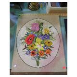 NEEDLEPOINT WALL ART
