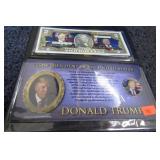 DONALD TRUMP, 45th PRESIDENT COLORIZED $2 BILL