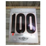 100TH ANNIVERSARY HARLEY DAVIDSON BOOK - NO DVD