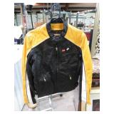 LEATHER BIKER JACKET -- S