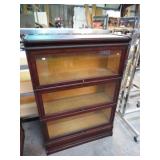 3 TIER VINTAGE BARRISTER BOOK SHELF