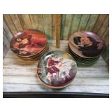 GONE WITH THE WIND COLLECTOR PLATES &DISPLAY SHELF