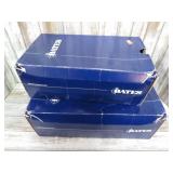 BATES HI-GLOSS NAVY SHOES -- 8M & 13D