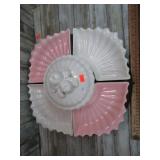 MCM POTTERY LAZY SUSAN SERVING SET