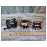 3-- VINTAGE FISHING REELS
