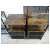 PAIR-- NEW END TABLES