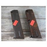 2-- 9mm MILITARY PISTOL MAGAZINES