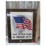 U.S. FLAG PLAQUE