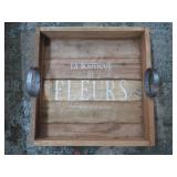 WOODEN SERVING TRAY