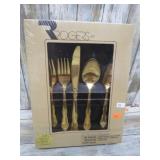GOLD PLATED 20pc UTENSIL SET
