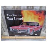 YOU LOSE GTO SIGN