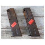 2-- 9mm MILITARY PISTOL MAGAZINES