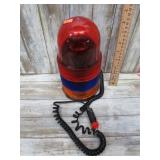 EMERGENCY LIGHT W/ AMBER, BLUE & RED LENSES