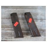 2-- 9mm MILITARY PISTOL MAGAZINES