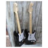 2-- WIRELESS PLAYSTATION GUITAR HERO CONTROLLERS