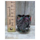 SMALL IRIDESCENT FENTON VASE