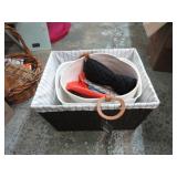 MISC GROUP LOT BASKETS & BAGS