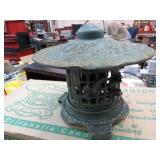 PAIR-- CAST IRON GARDEN LANTERNS