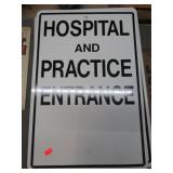 3-- HOSPITAL PARKING SIGNS