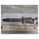 FOLDING BUTTERFLY KNIFE -- HAS SWASTICA & SS