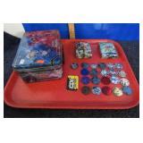 POKEMON TIN, CARDS & POGS