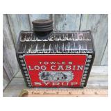 VINTAGE LOG CABIN SYRUP COIN BANK
