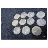 11-- 1971-1976 1/2 DOLLAR U.S. COIN