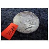 1928 SILVER PEACE SILVER DOLLAR COIN