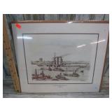 CASEY HOLTZINGER USS SARATOGA PRINT