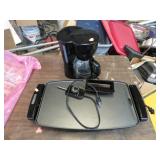 COFFEE MAKER & ELECTRIC GRIDDLE