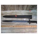 REPRODUCTION RIFLE BAYONET MARKED WT-US-1942