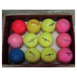 12-- ASSORTED GOLF BALLS