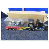 TOY TRACTOR & MOTORCYCLE