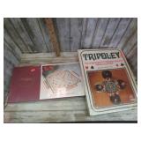 VINTAGE SEALED TRIPOLY & SCRABBLE GAMES