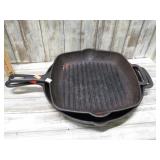 2-- CAST IRON SKILLETS