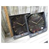 2-- WALL CLOCKS --11.5"