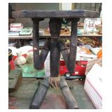 CARVED WOOD AFRICAN TABLE