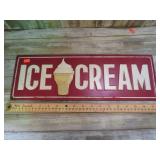 METAL ICE CREAM SIGN